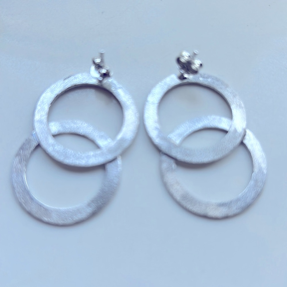 Sterling Silver Statement Earrings. - image 4